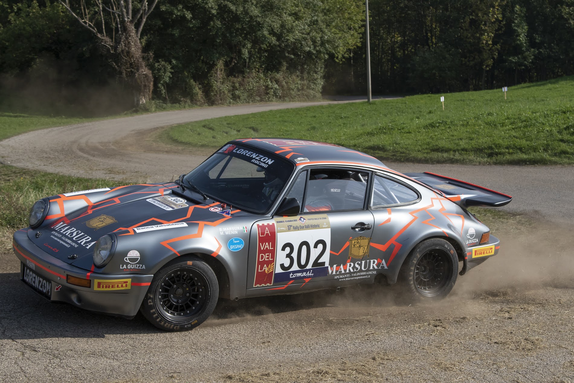 Rally Due Valli Historic, la vittoria alla Porsche di Marsura-Menin