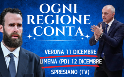 “Ogni regione conta” dall’11 al 13 dicembre in Veneto. Primo appuntamento domani a Verona con Gigi Datome