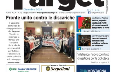 Target Notizie, è in distribuzione il numero di dicembre dell’edizione villafranchese