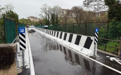 Borgo Roma, riaperto al traffico il ponte delle Menegone: nuova configurazione per la sicurezza di pedoni e ciclisti